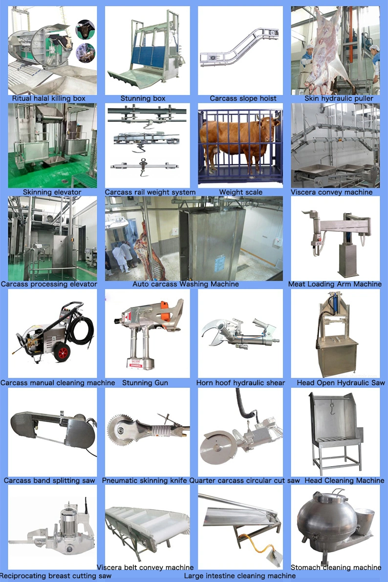 Cattle Beef Bovine Cow Slaughterhouse Processing Line Slaughtering Equipment for Sale