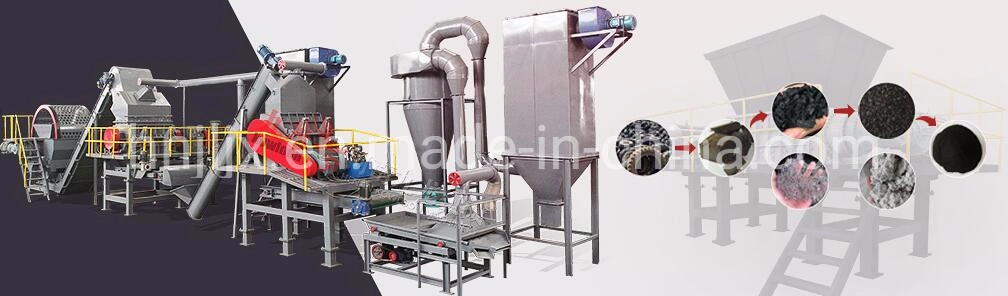 Tire Shredder Machine Manufacturers Waste Tyre Recycling Grinding Equipment