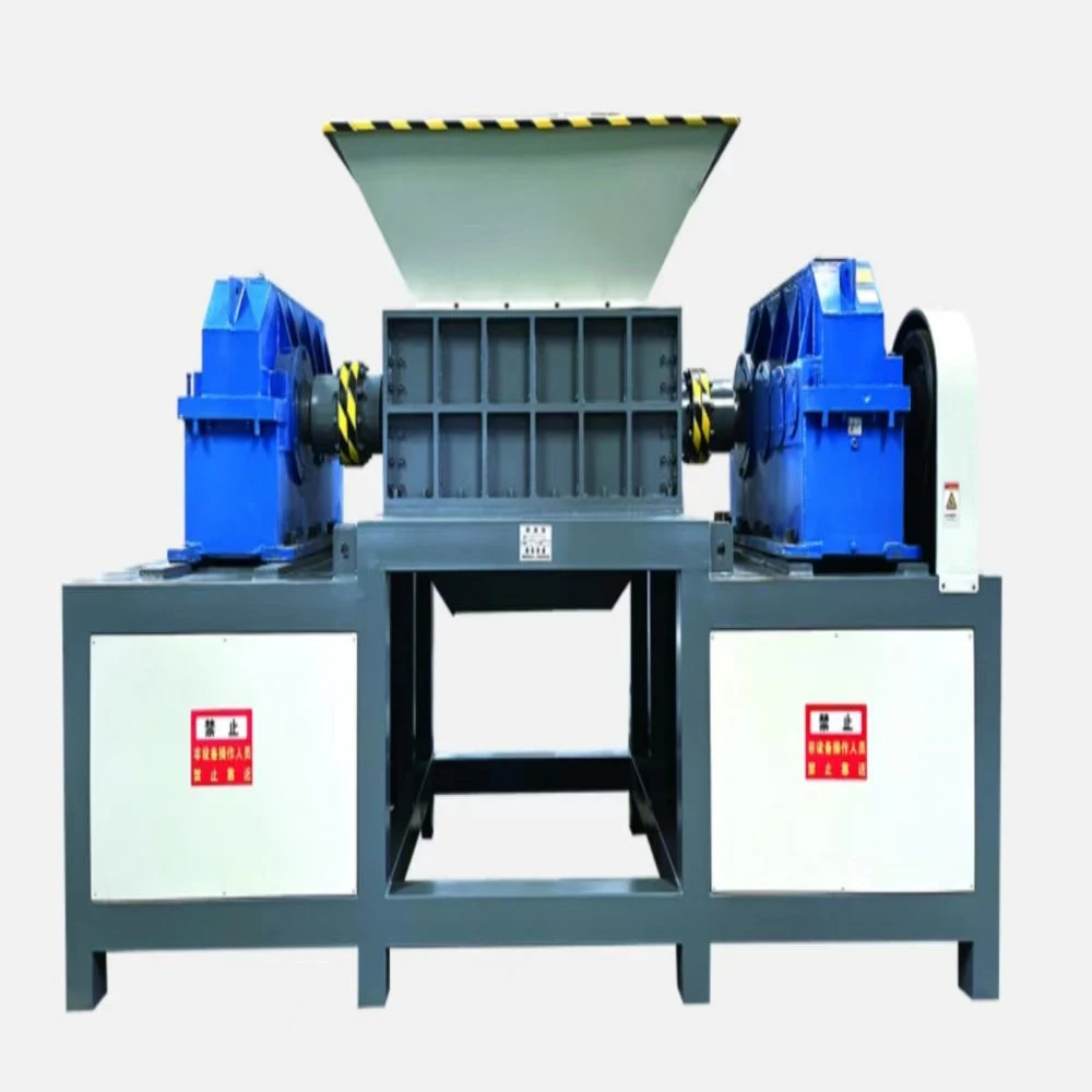 High Quality Double Shafts Efficient Shredding Machine / Industry Waste Shredder Crushing Equipment