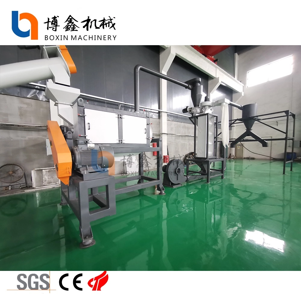 Pet Recycling Bottle Pet Bottle Recycling Equipment 500kg/H Plastic Pet Bottle Recycling Flakes Hot Washing Machine Environmental Equipment