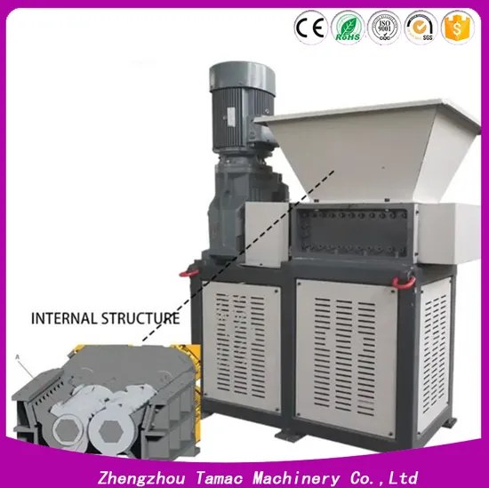 Equipo plástico de la trituradora del solo eje de la trituradora de papel de la trituradora de madera